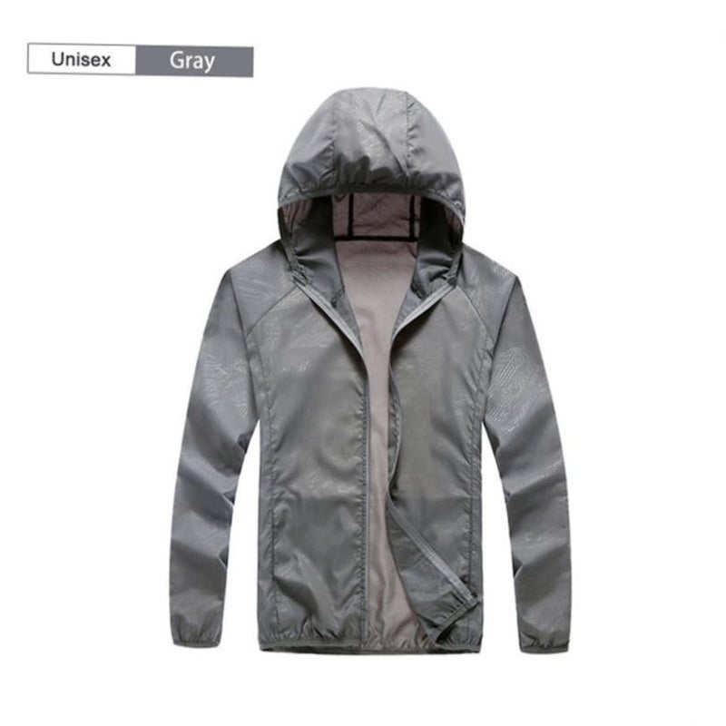 Camping Rain Jacket Men Women Waterproof Sun Protection Coat - Image 1